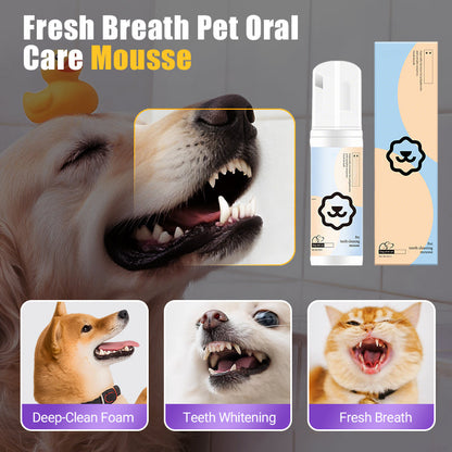 🐶Fresh Breath Mundpflege-Mousse für Haustiere😸