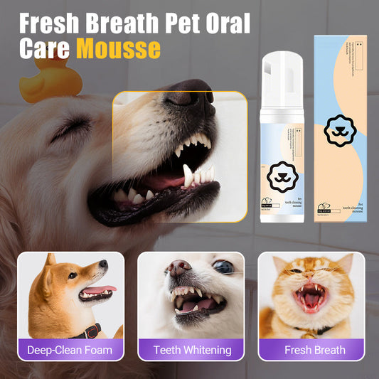 🐶Fresh Breath Mundpflege-Mousse für Haustiere😸