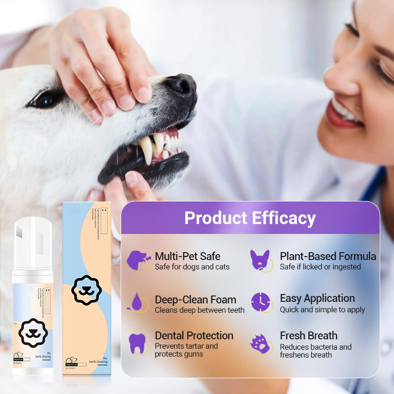 🐶Fresh Breath Mundpflege-Mousse für Haustiere😸