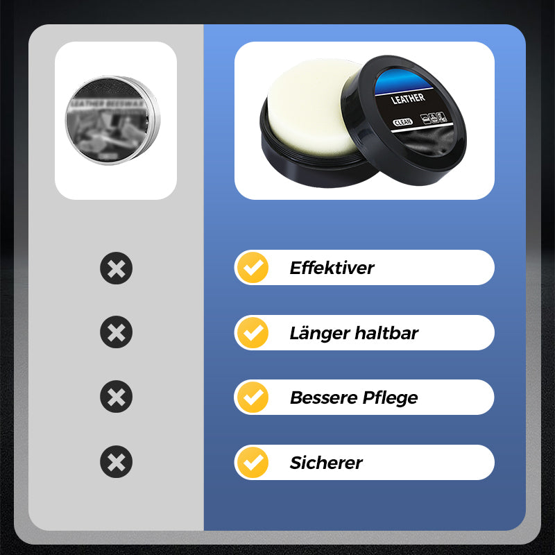 ✨ Reinigungs- & Pflegecreme für Leder - Tiefenreinigung mit Natürlichen Ölen für Möbel, Autositze & Accessoires 🛋️🌟
