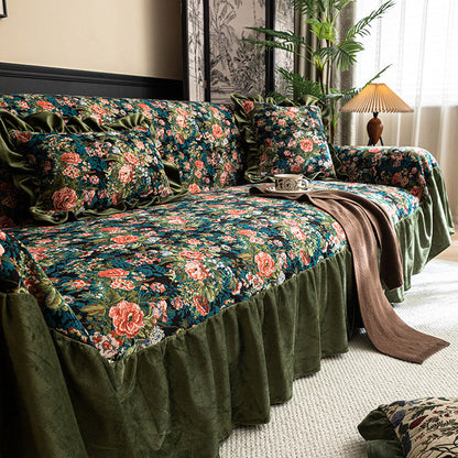 ✨ Französische Luxus Sofaüberwurf – Ganzabdeckung, universell passend, eleganter Sofabezug mit Rückenlehne, auch für Einzelsofa geeignet