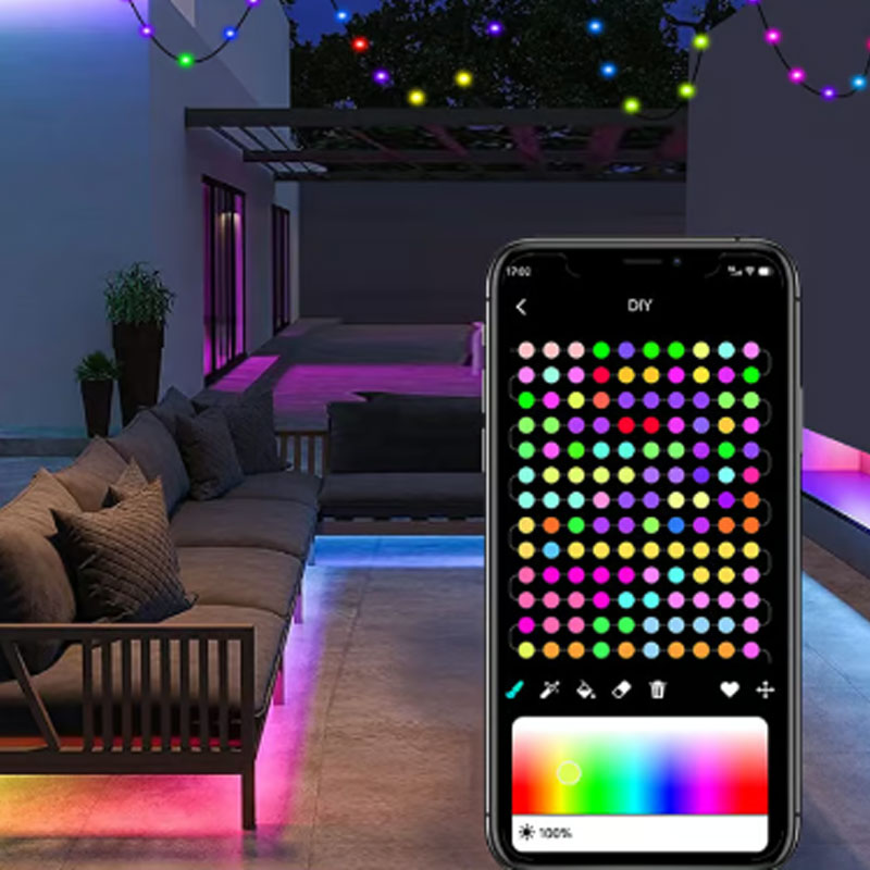 🎅Weihnachtsvorverkauf🎁Intelligente wasserdichte LED-Lichtleiste für den Innen- und Außenbereich💡