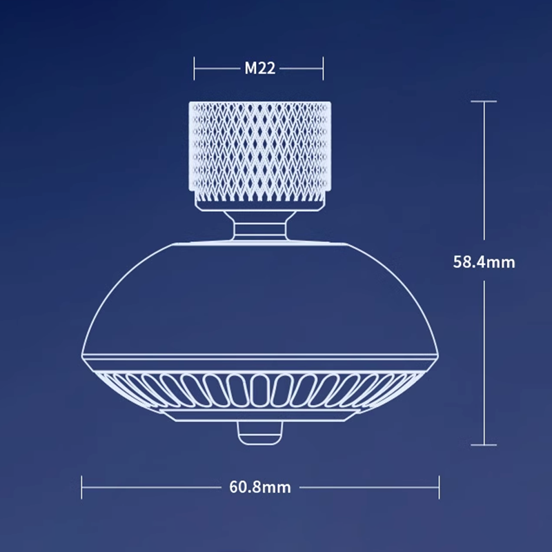 Fliegende Untertasse Wasserhahn-Aufsatz: Hochdruck- & Spritzschutz-Perlatormit 360° Drehfunktion & feinperligem Strahl – Verstopfungsgeschützt