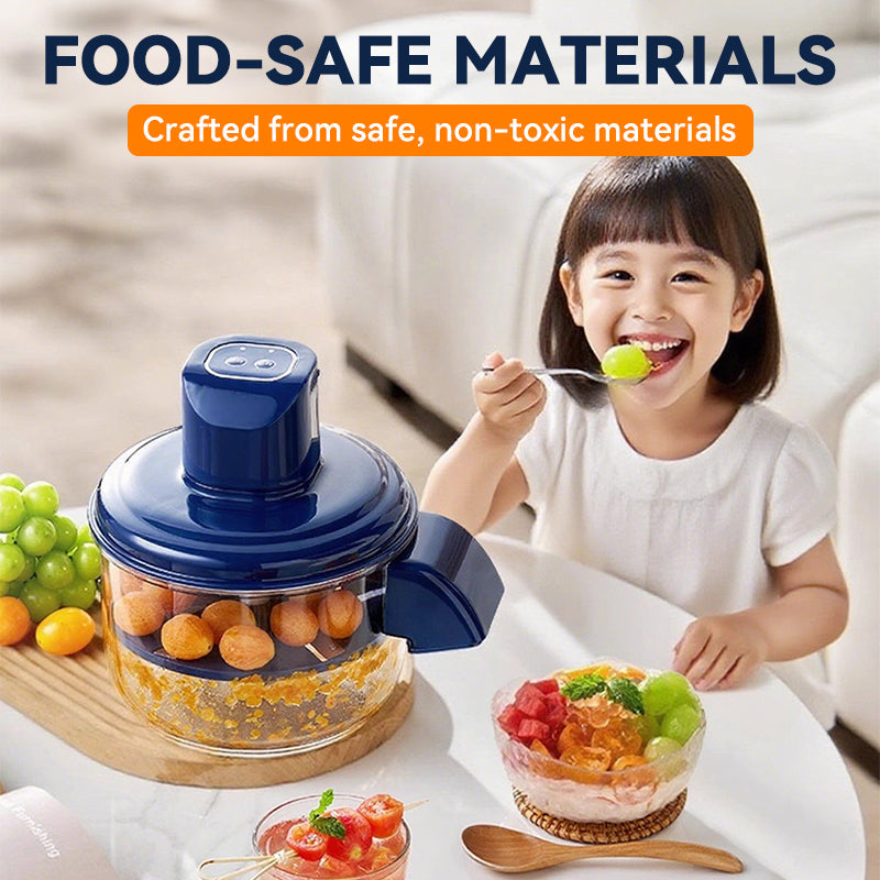 ✨50% RABATT! 🍇🧄 Transparenter elektrischer Obst- und Gemüseschäler – Schnell, einfach und effizient. Perfekt für die täglichen Küchenarbeiten!