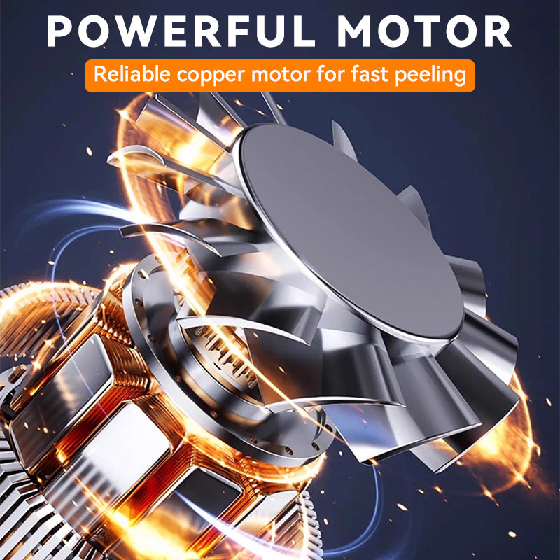 🔥Solange der Vorrat reicht 50% Rabatt!🎉Transparenter elektrischer Obst- und Gemüseschäler