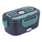🔥 50 % Rabatt – Tragbare Heiz-Lunchbox mit Edelstahl-Einsatz – doppelte Spannung (12 V/220 V), trockene Erwärmung ohne Wasser – ideal für Auto, Büro & Reisen 🍱