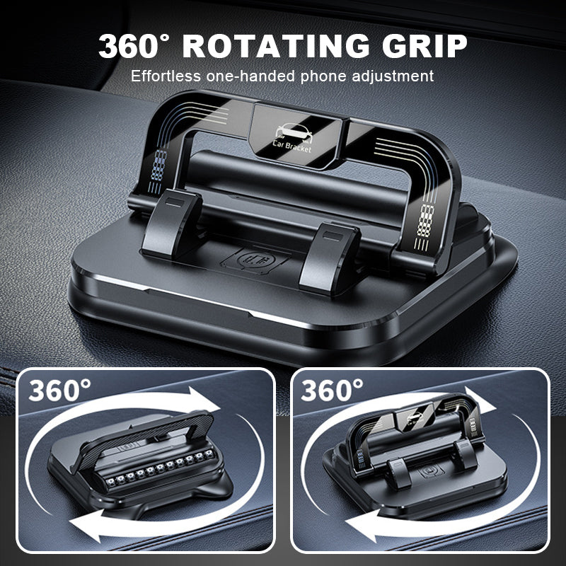 Faltbarer und um 360° drehbarer Telefonhalter