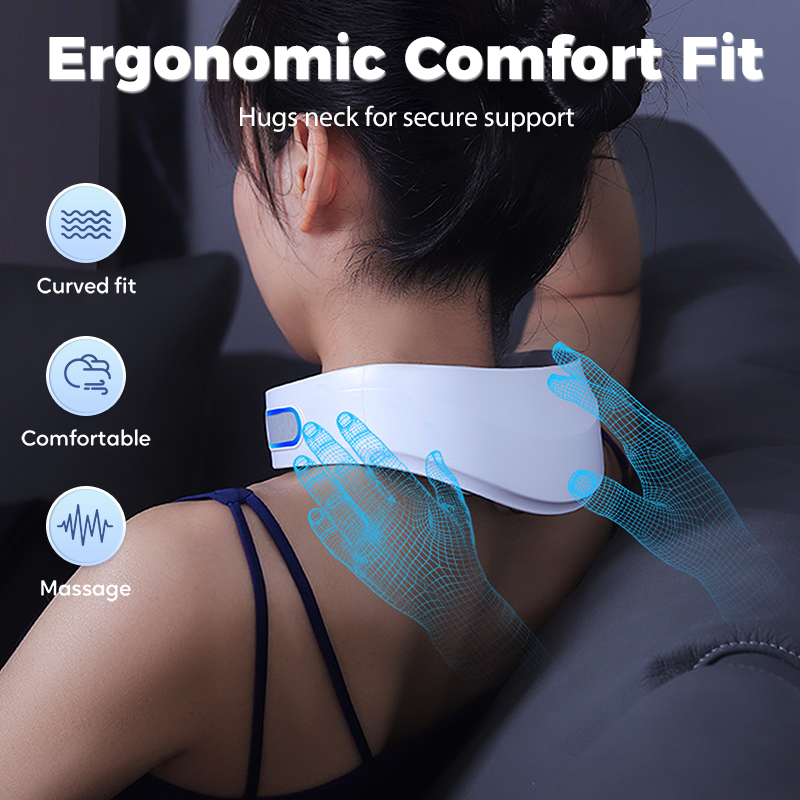 Elektrisches, pulsbeheiztes Nackenmassagegerät zur Schmerzlinderung