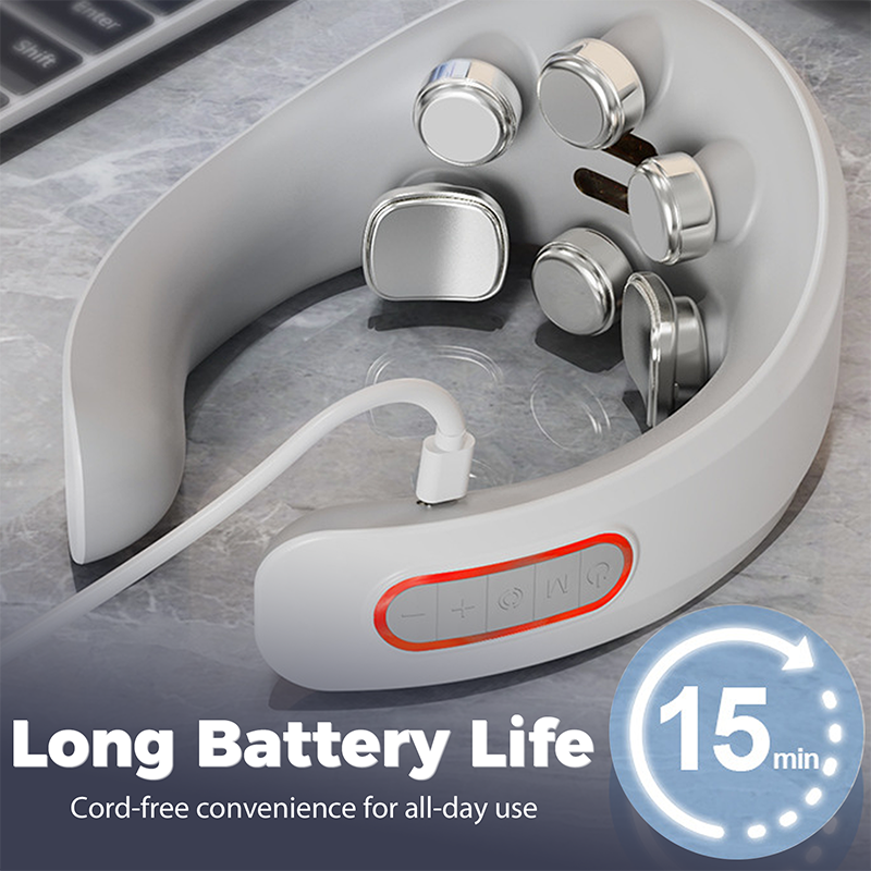 Elektrisches, pulsbeheiztes Nackenmassagegerät zur Schmerzlinderung