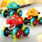 Press & Go Dinosaurier-Spielzeugauto mit Lichtern