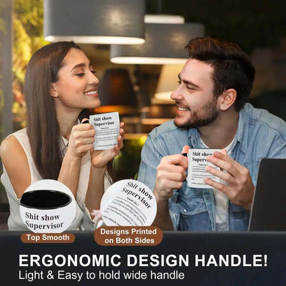 🔥LAST DAY SALE 50% OFF🔥 Black & White Durable Ceramic Mug