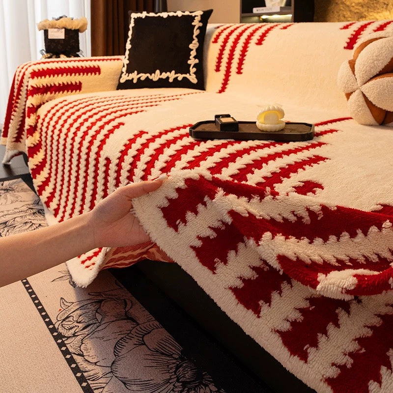 ✨🎅Weihnachtsangebote – Nur für kurze Zeit!⏰🧸PLÜSCH-SOFAÜBERZÜGE – Ultraweiches Sherpa- und kratzfestes Material, maschinenwaschbar, mit elastischen Ecken für sicheren Halt 🐾✨