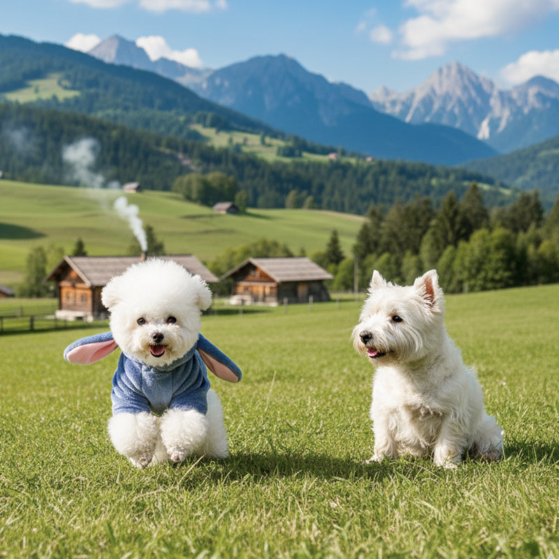 50% RABATT! 🐶 Cartoon-Pet-Kleidung – weiches, warmes 2-Bein-Outfit für den Alltag