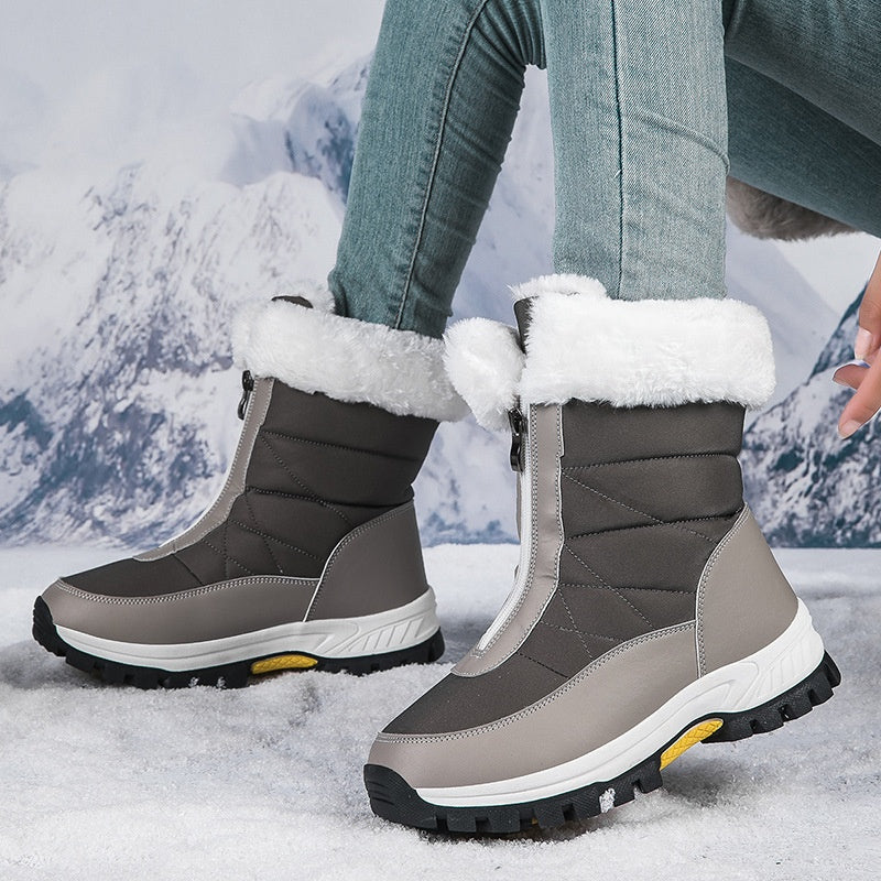 🔥Solange der Vorrat reicht 50 % Rabatt!🎉Rutschfeste, warme Schneestiefel mit Reißverschluss für Damen