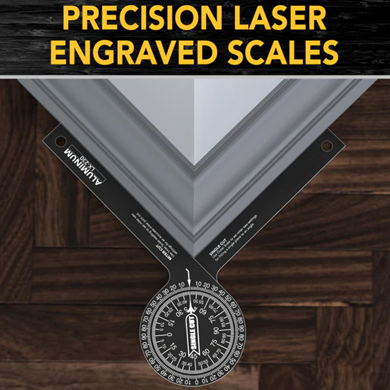 📐 50% RABATT! 🔧 7-Zoll Gehrungssägen-Winkelmesser – Präzise, robust & einfach ablesbar – Ideal für exakte Winkelschnitte & Heimwerkerprojekte 🪚