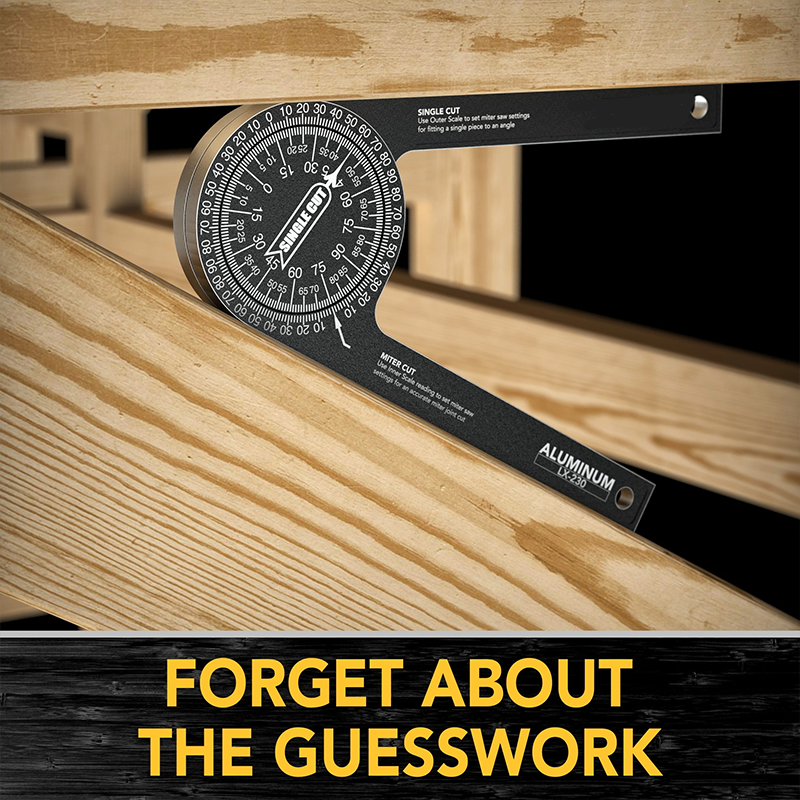 📐 50% RABATT! 🔧 7-Zoll Gehrungssägen-Winkelmesser – Präzise, robust & einfach ablesbar – Ideal für exakte Winkelschnitte & Heimwerkerprojekte 🪚