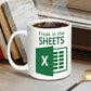 Humorvolle Excel-Tabellen Tasse