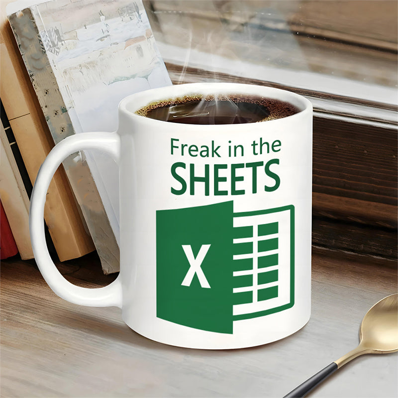Humorvolle Excel-Tabellen Tasse
