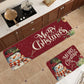 🎄✨Weihnachts-Küchenmatte für gemütliche Festtage - Rutschfest, leicht zu reinigen mit weihnachtlichen Dekormotiven