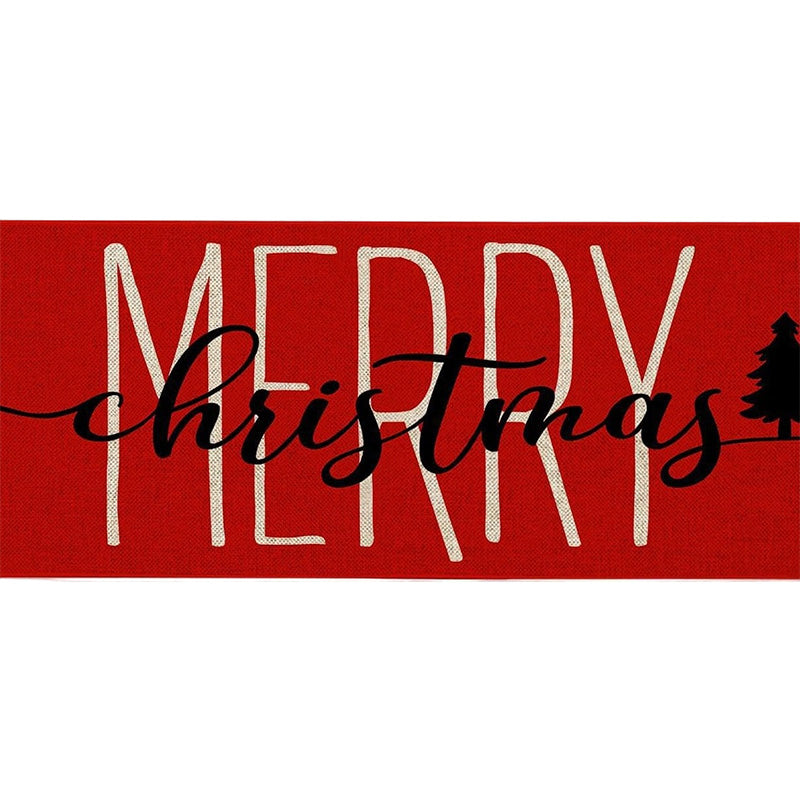 🎄✨Weihnachts-Küchenmatte für gemütliche Festtage - Rutschfest, leicht zu reinigen mit weihnachtlichen Dekormotiven