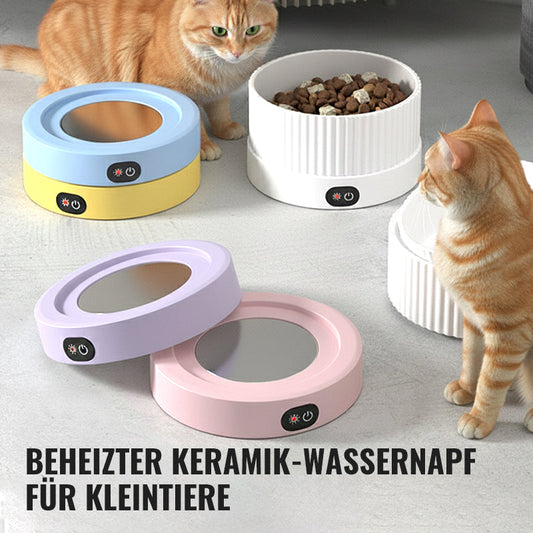 Beheizter Keramik-Wassernapf für Kleintiere