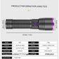 ✨40 % RABATT✨Wiederaufladbare Multifunktions-UV-Taschenlampe