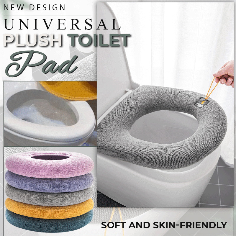 Universeller WC-Sitzbezug – weich, dick gepolstert & waschbar für den ganzjährigen Gebrauch 🚽✨