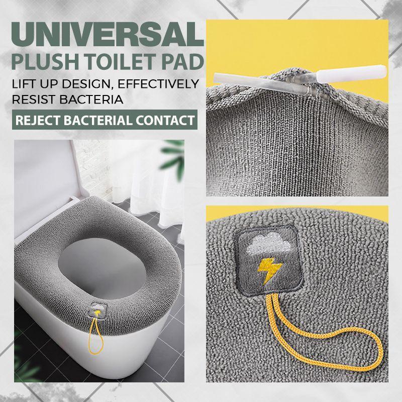 Universeller WC-Sitzbezug – weich, dick gepolstert & waschbar für den ganzjährigen Gebrauch 🚽✨