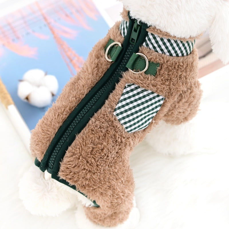 🐶Die Thermokleidung mit Doppelringknöpfen