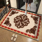 🌲Weihnachtsdeal: 3D-Floral-Garn Bodenmatte - Saugstark & Rutschfest