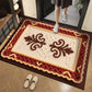 🌲Weihnachtsdeal: 3D-Floral-Garn Bodenmatte - Saugstark & Rutschfest