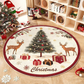 💖Black-Friday-Mega-Angebot – 50 % Rabatt!💖Rutschfester runder Teppich im Weihnachtsbaum-Design