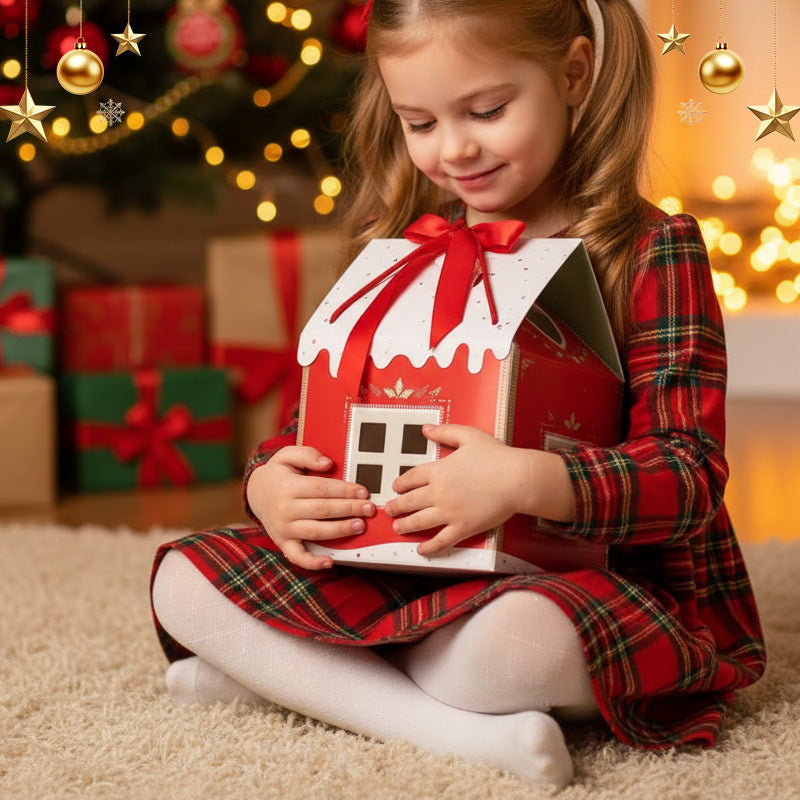 🎁1 + 1 GRATIS🎅Weihnachtliches Wunderland-Häuschen Geschenkbox