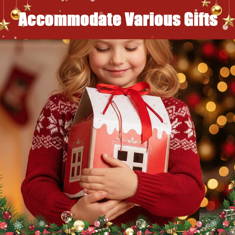 🎁1 + 1 GRATIS🎅Weihnachtliches Wunderland-Häuschen Geschenkbox
