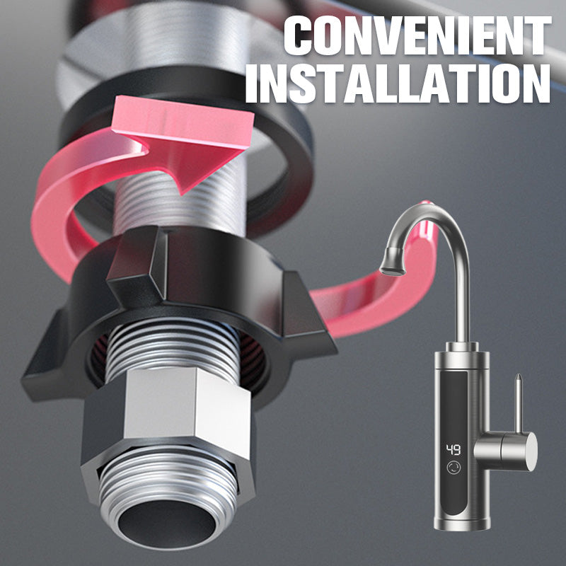 🔥Black-Friday-Mega-Angebot – 50 % Rabatt!🔥Edelstahl-Sofort-Heißwasserkran