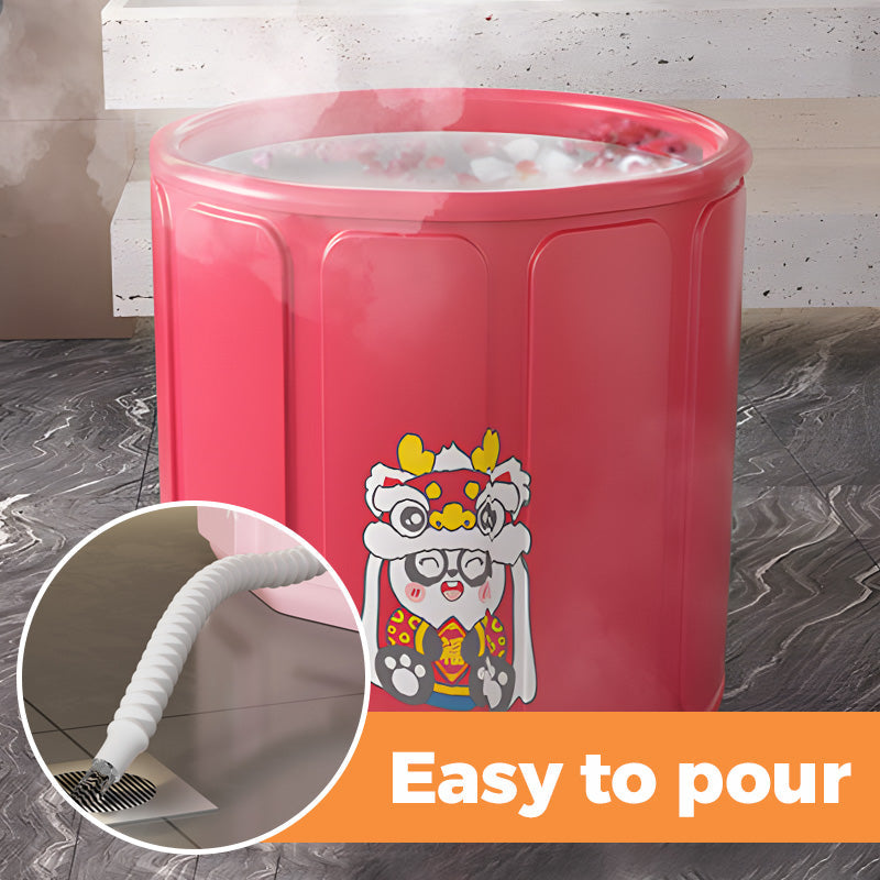⌛ Nur noch 3 Tage – 50 % auf alles! ⏰3-in-1 Komfort-Faltwanne – Für Erwachsene, Kinder & Babys. Schnell aufgebaut, lang warm 🛁❤️