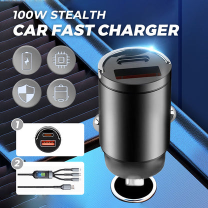 🔥Black-Friday-Mega-Angebot – 50 % Rabatt!🔥100-W-Stealth-Auto-Schnellladegerät