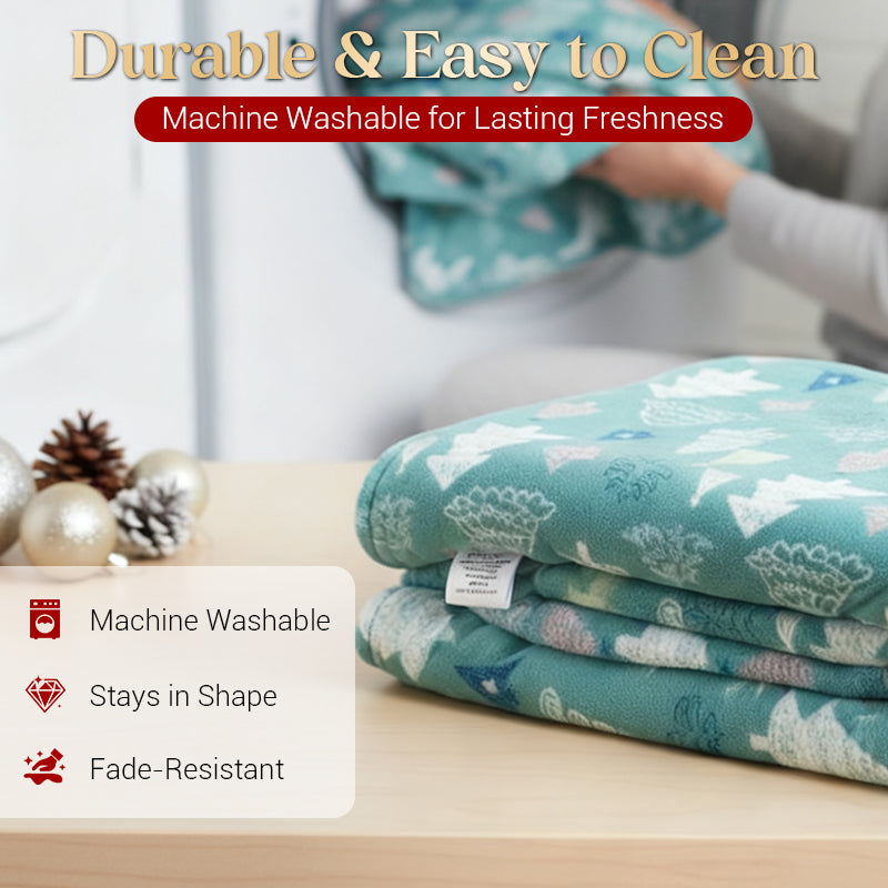 🔥Black-Friday-Mega-Angebot – 50 % Rabatt!🔥Weihnachts-Fleecedecke für Homeoffice & Reise - Kuschelige Flauschdecke für Zuhause