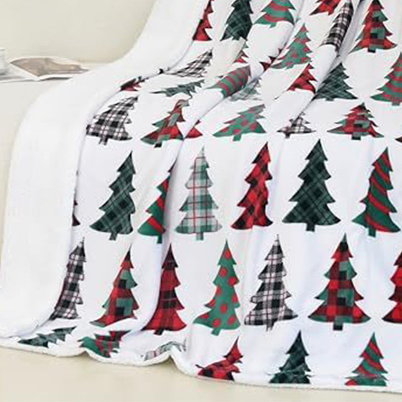 🔥Black-Friday-Mega-Angebot – 50 % Rabatt!🔥Weihnachts-Fleecedecke für Homeoffice & Reise - Kuschelige Flauschdecke für Zuhause