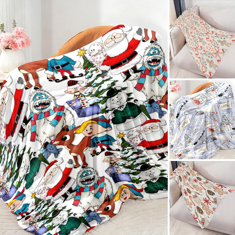 🔥Black-Friday-Mega-Angebot – 50 % Rabatt!🔥Weiche kuschelige Weihnachtsdecke