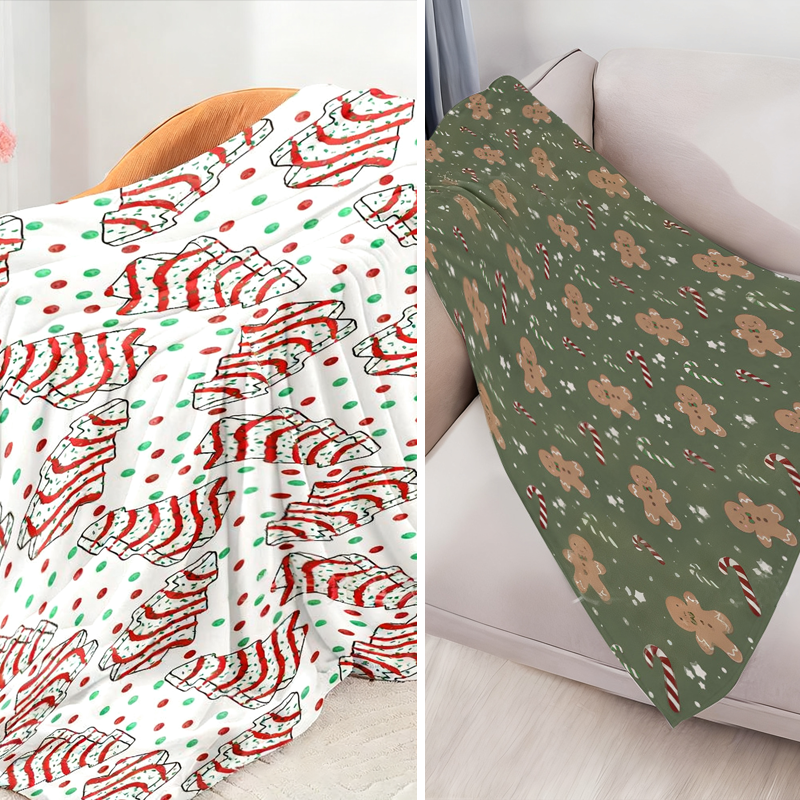 🔥Black-Friday-Mega-Angebot – 50 % Rabatt!🔥Weiche kuschelige Weihnachtsdecke