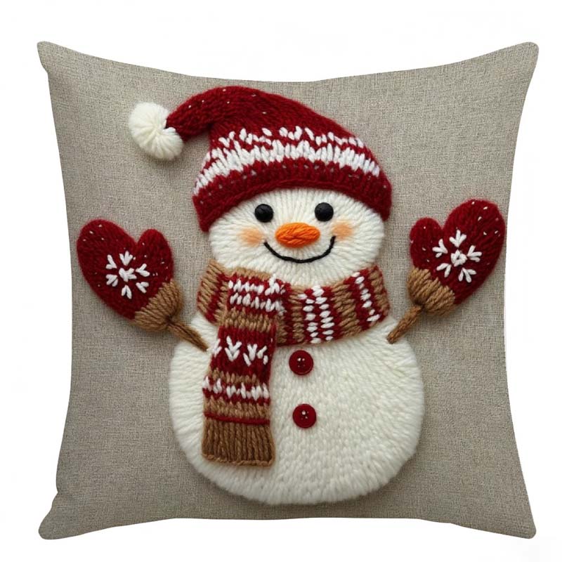 🔥Black-Friday-Mega-Angebot – 50 % Rabatt!🔥🎄Festlicher Weihnachtsfigur-Kissenbezug