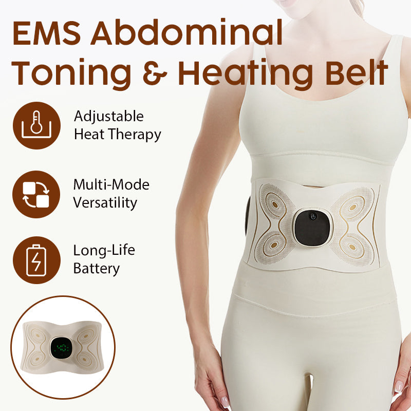 🔥 Effortless Fat Burning at -50% OFF🔥EMS Bauch-Toning & Wärmegürtel
