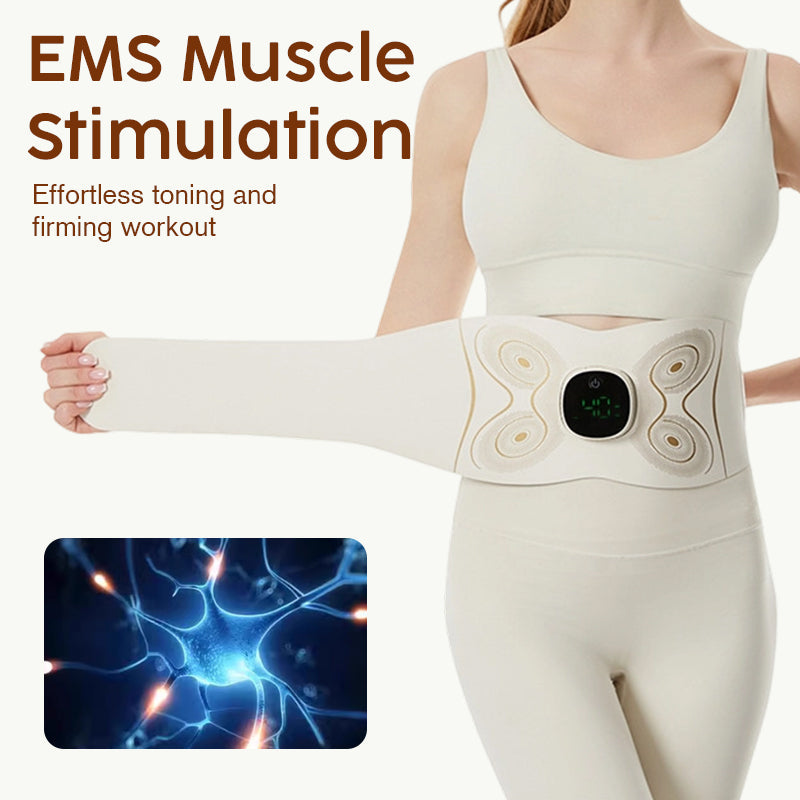 🔥 Effortless Fat Burning at -50% OFF🔥EMS Bauch-Toning & Wärmegürtel