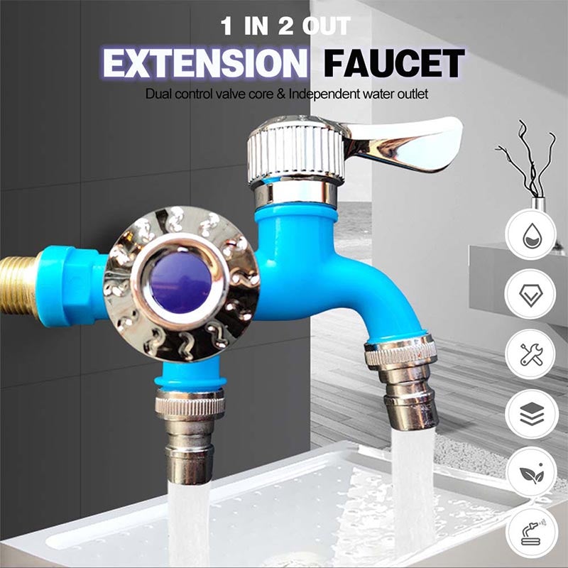 ⏳🔥 NUR FÜR KURZE ZEIT: 50 % RABATT! ⏰💦 Frostsicherer Outdoor-Wasserhahn mit Doppelsteuerung