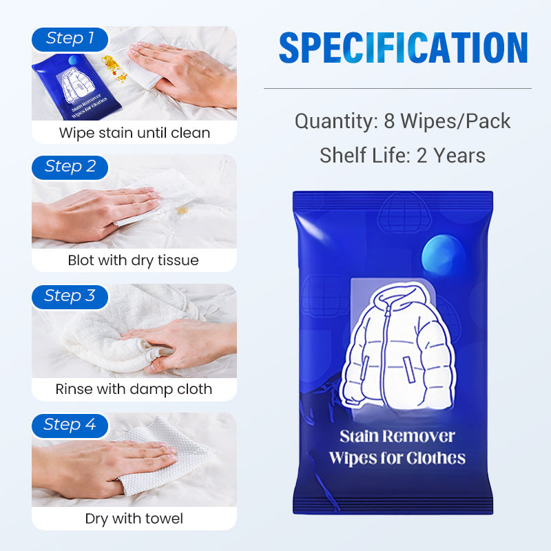 Stain Remover Wipes for Clothes