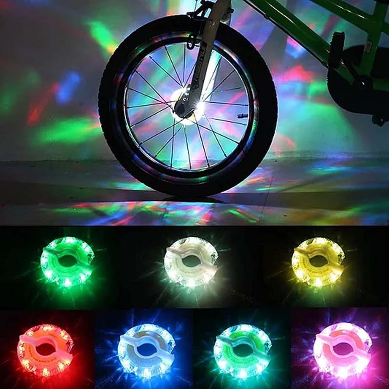 ✨ LED-Fahrradnabenlicht für Nachtfahrten