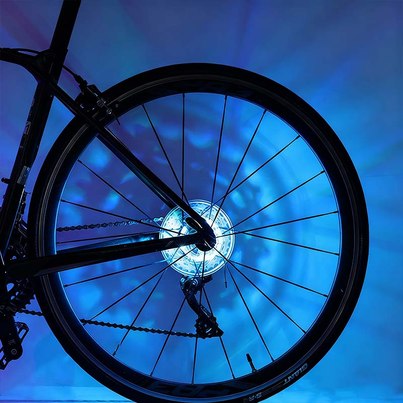 ✨ LED-Fahrradnabenlicht für Nachtfahrten
