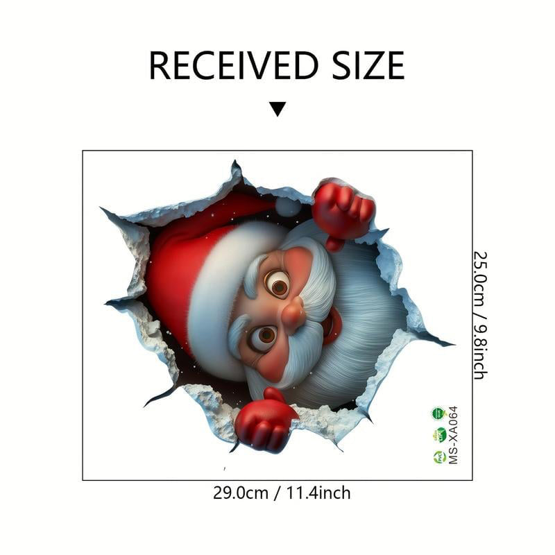 🎅Weihnachtsverkauf 50 % Rabatt!!🎁Kreative Weihnachts-Wandaufkleber