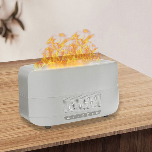 💖Black-Friday-Mega-Angebot – 50 % Rabatt!💖Flammen Aromatherapie Diffusor Luftbefeuchter mit Bluetooth-Lautsprecher